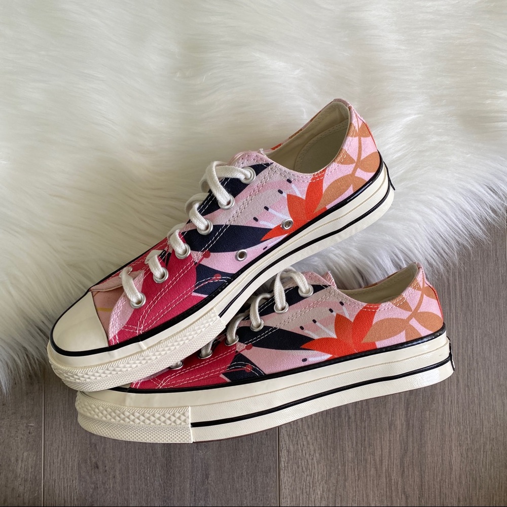 NWT Converse Orange Vintage Floral Chuck 70 - Picture 9 of 10